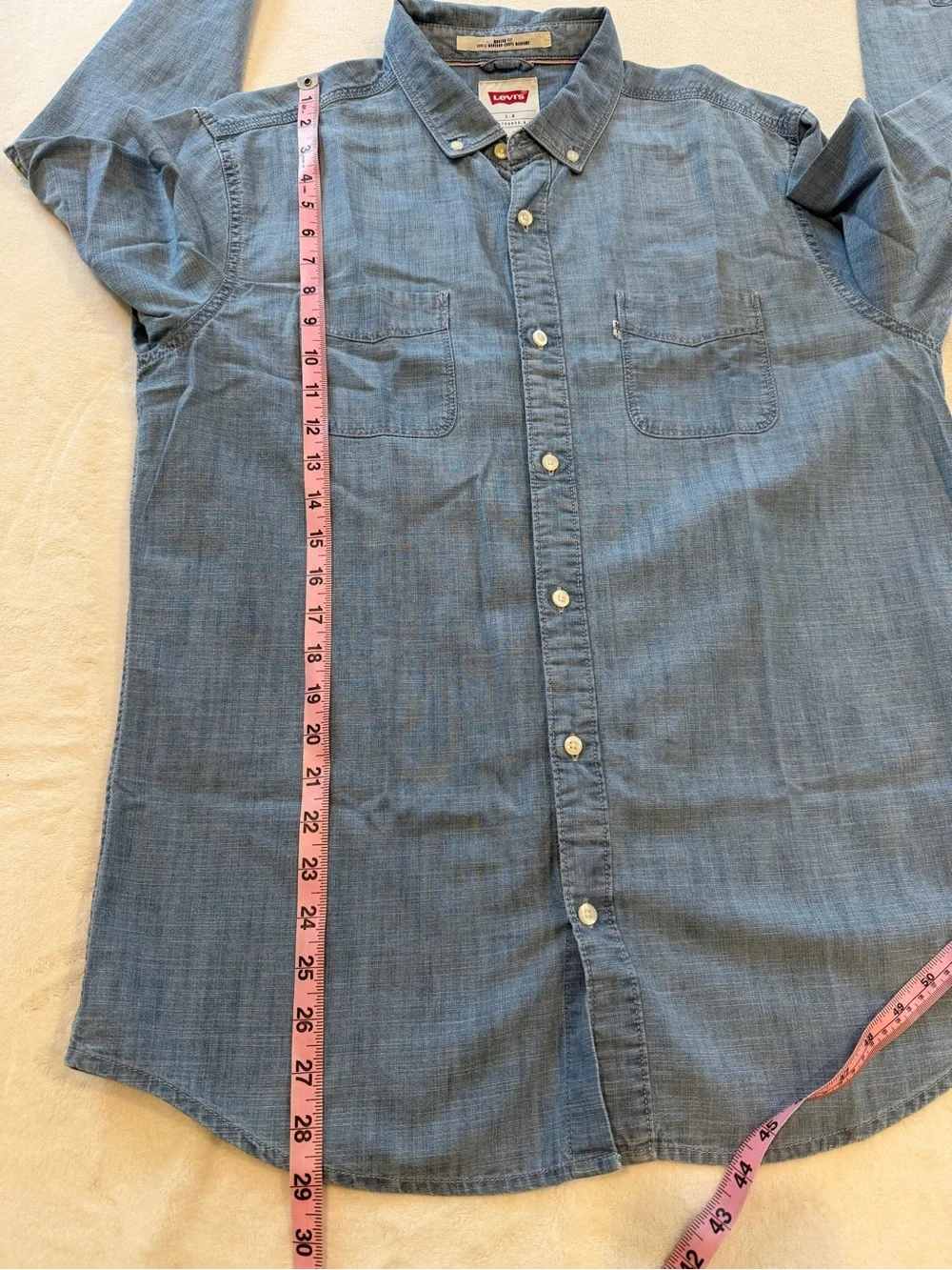 Levi's‎ Strauss Mens Chambray Long Sleeves